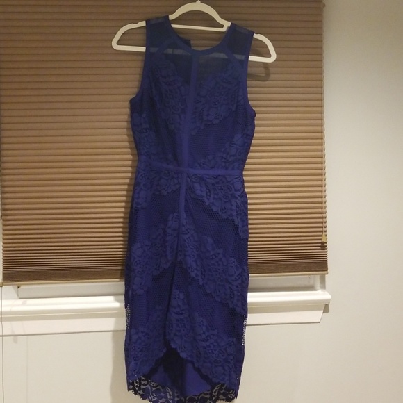 Adelyn Rae blue lace dress - Picture 5 of 9